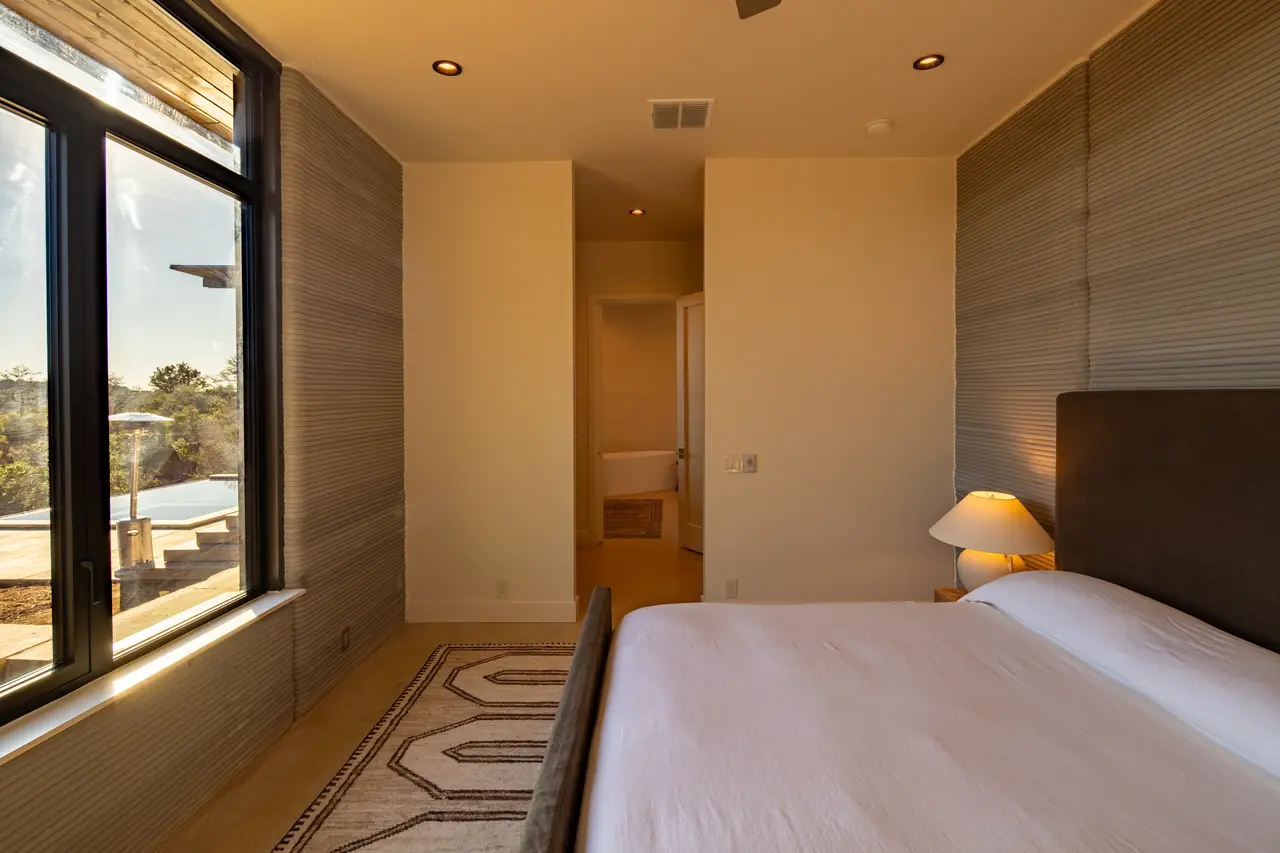 Bedroom with direct deck access