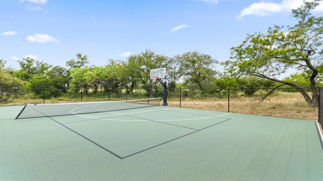 Pickleball and basketball court