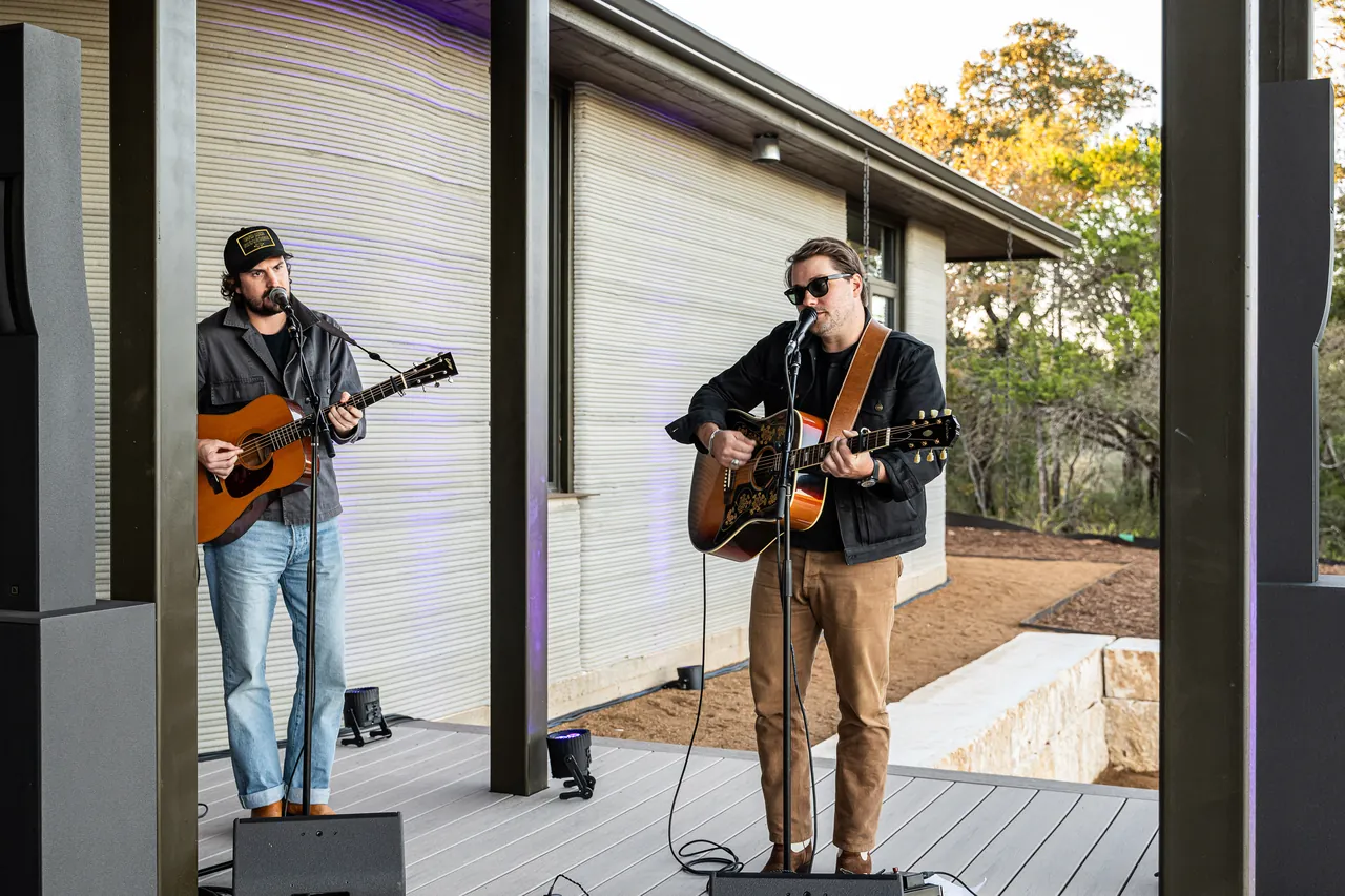 Live music on the deck