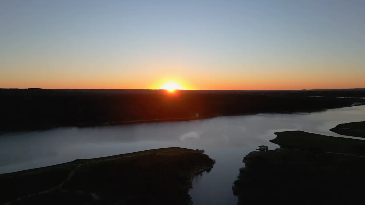 Sunset over Lake Travis