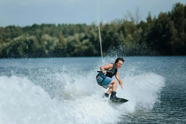 Wakeboarding on Lake Travis